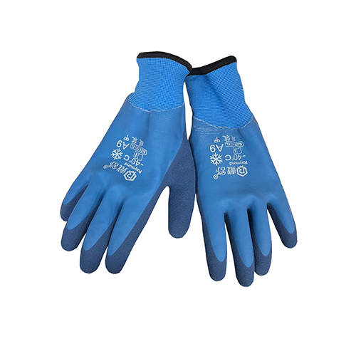 Перчатки утепленные, голубые,  -40С