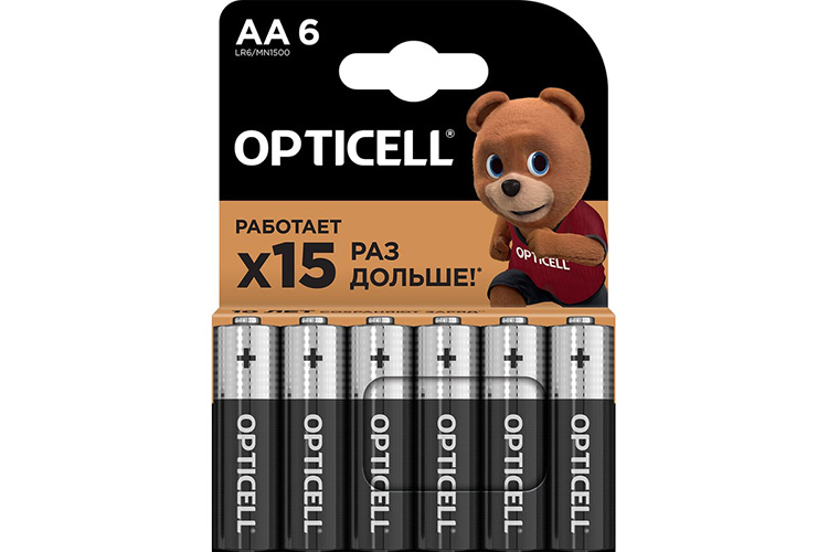 Эл.питания Opticell Basic LR6 (АА) к-т 6шт  1/10