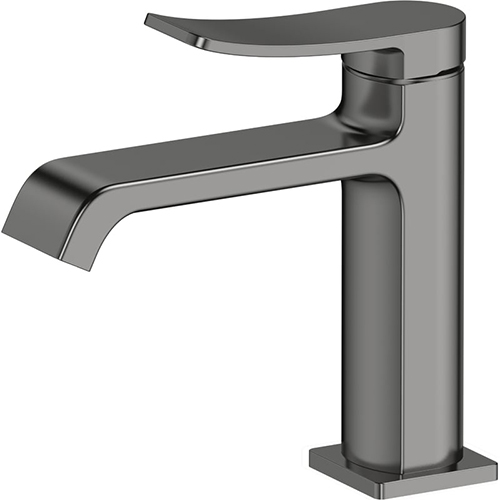 Смеситель "Splenka" однорычажный для умывальника "S31.10.09", графит, латунь, с подводкой