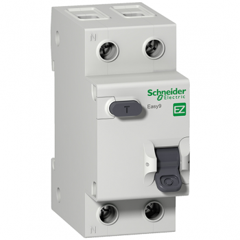 Автоматический Выключатель Дифференциального тока 2P (1P+N) C, 16A, 30mA ,Тип AC 4.5kA EASY9 "Schneider Electric"
