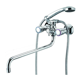 Смеситель "Aquattro Q01-1601" двухручковый для ванны