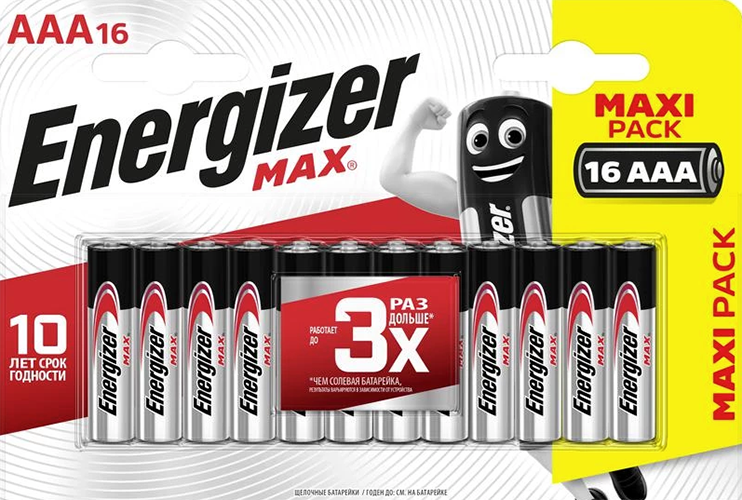 Эл. питания ENR Max E92/AAA BP 16  E301433300