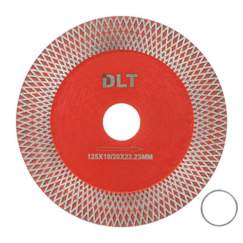 Диск алмазный турбо для заусовки кафеля и керамогранита &quot;DLT №1&quot;, 125*1,8*22,23мм, сухой рез