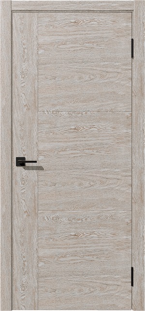 Дверное полотно "Атлант", 600*2000*38мм, глухое, ПВХ, "Латте" Дубрава-Сибирь