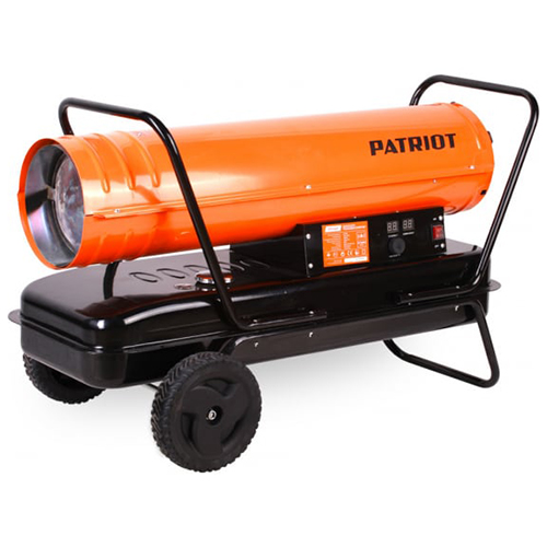 Пушка тепловая дизельная DTC-629, 62кВт, производ. 1860м3/час, расход топ. 4,9кг/ч, прямой нагрев, "Patriot"