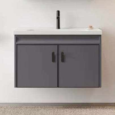 Тумба с умывальником Solomon K02-80, графит, 800мм