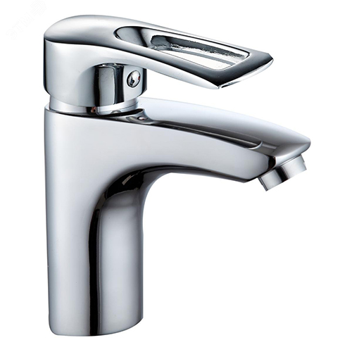 Смеситель "Gota Rocia" однорычажный для умывальника "Toledo G151010", хром, латунь, с подводкой