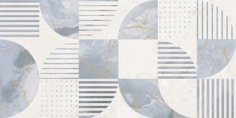 Декор керамический настенный "Ниагара" 300*600мм, геометрия