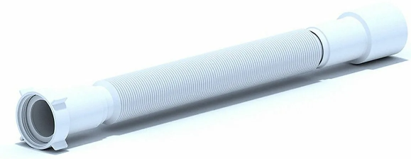 Труба гофрированная 1.1/2&quot;*40/50, 750мм &quot;Aquattro&quot;, AQT103