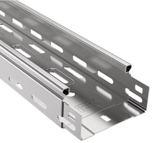 Лоток перфорированный 50*100*3000мм "ИЭК"без крышки