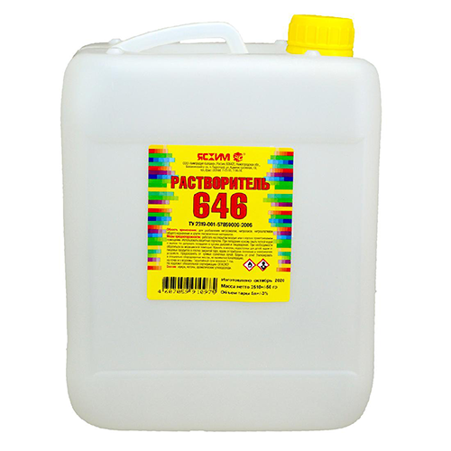 Растворитель №646 "Ясхим Евро", 5л