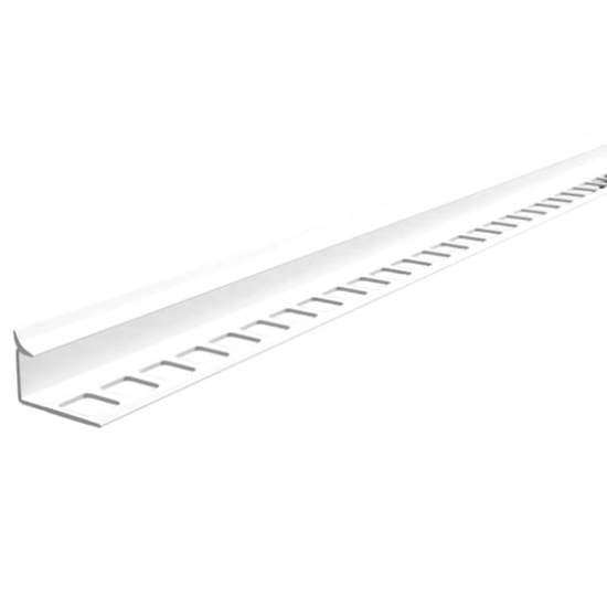 Профиль, 10мм, L=2,5м, внутренний, "Белый глянец"
