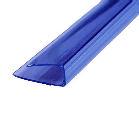 Профиль торцевой 2100*8мм, синий ROYALPLAST UP