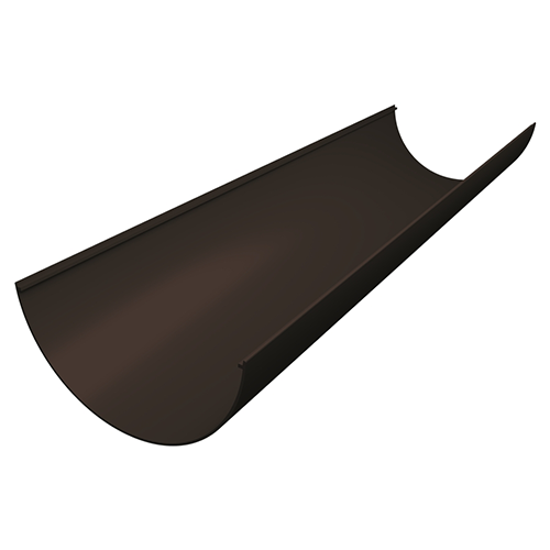 Желоб водосточный "Коричневый" d=120мм, 3м "Grand Line"