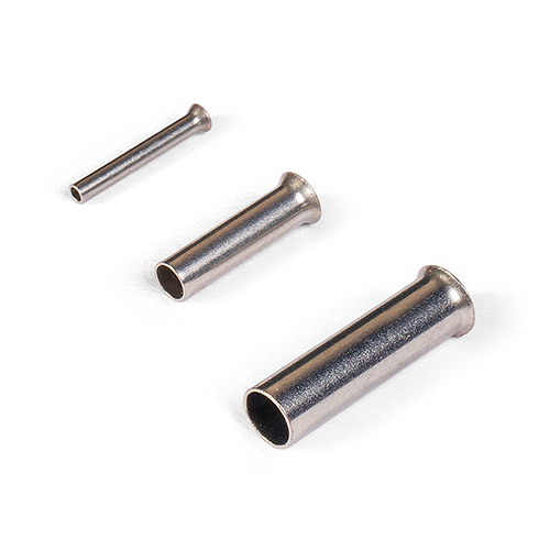 Наконечник штыревой втулочный неизолированный НШВ 2,5-8 "КВТ", сечение: 2,5 мм2, длина: 8мм, 100шт