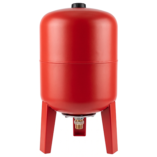 Расширительный бак AQUATTRO 50 литров, 8атм. красный бак, вертикальный на опорах