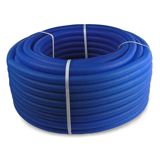 Труба ПНД гофрированная 25/21мм, синяя