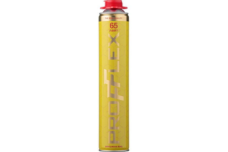 Пена монтажная  летняя "PROFFLEX PRO" Лайт  65 , 850мл