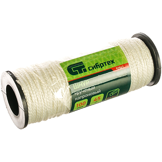 Шнур для стр. работ на катушке 100мм, капроновый