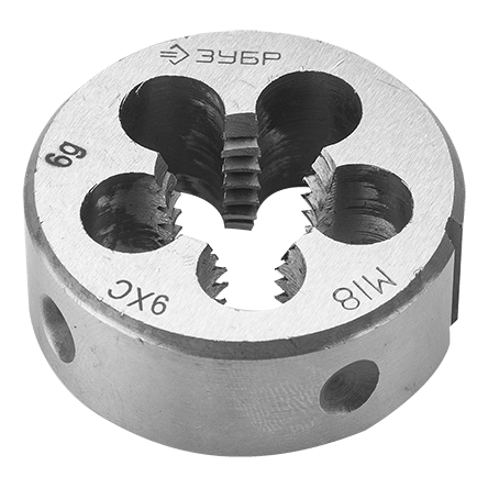 Плашка "Зубр мастер", для нарезания метрической резьбы, М18 x 2,5!!!