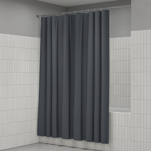 Шторка для ванной "Iddis P03PE18i11", темно-серый, 2000*1800мм