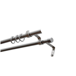 Карниз DIY "Сатин" в коробе, двойной, 16мм, 1600мм