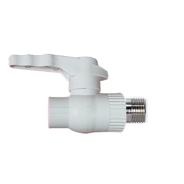 Кран шаровый для горячей воды PPR 20*1/2н