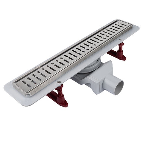 Душевой лоток "Zeissler" 70*500мм решетка волна