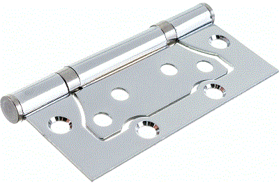 Петля универсальная без врезки "CP-C-B", 100*75*2,5мм, "Хром"