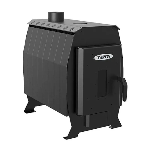 Печь отопительно-варочная "Соболь/Ария 100" отапливаемое помещение до 100 куб.м., диаметр дымохода-115, дверь/стекло