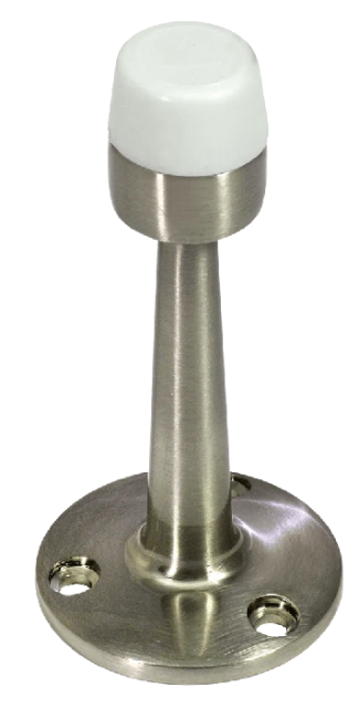 Ограничитель дверной "DS2 SN", настенный, "Никель матовый"