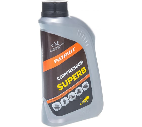 Масло минеральное компрессорное COMPRESSOR OIL GTD 250/VG 100, 0,25л "Patriot"