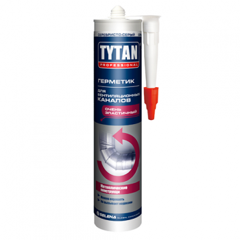Герметик для вентиляционных каналов "Tytan Professional", 280мл, серый