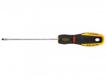 Отвертка "Stayer" "Profi" Cr-Mo8,0* 150мм, двухкомпонентная, намагничепнная ручка
