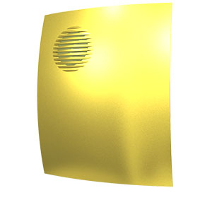 Вентилятор &quot;Era&quot; вытяжной &quot;PARUS 4C Gold&quot; D100, 16Вт, осевой, с обратным клапаном, золотой