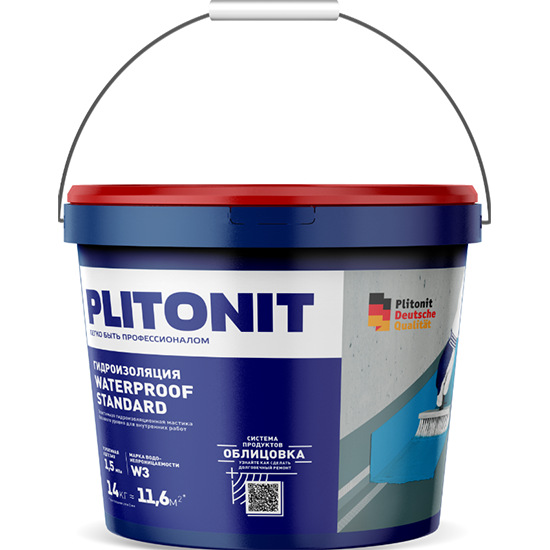 Мастика "Плитонит WaterProof Standart, 14 кг