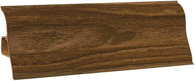 Плинтус "Палисандр-50", кабель-канал, мягкий край, 50*2500мм