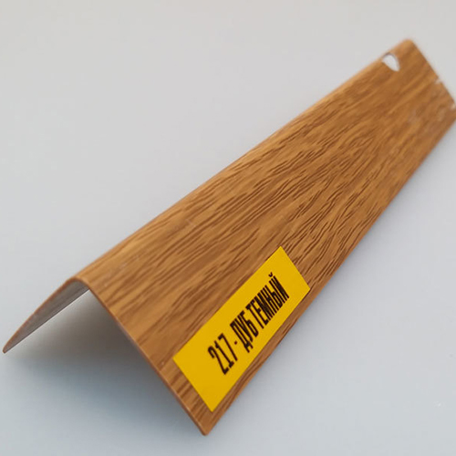 Угол ПВХ KU, 25*25мм, L=2,7м, "Дуб темный"