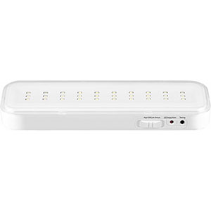 Светильник аккумуляторный светодиодный &quot;Feron  EL120&quot; 30LED, с наклейкой &quot;Выход&quot;, AC/DC, 280*50*70мм