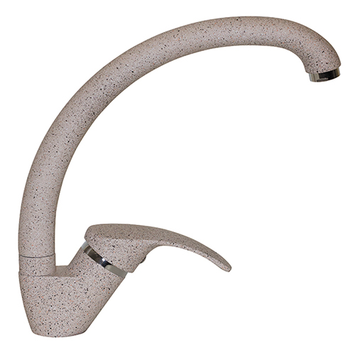 Смеситель "Мixline ML-GS02" одноручковый для кухни, песочный 302