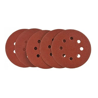 Круг шлифовальный на велюровой основе, 8 отверстий Р60*125мм, 1/10