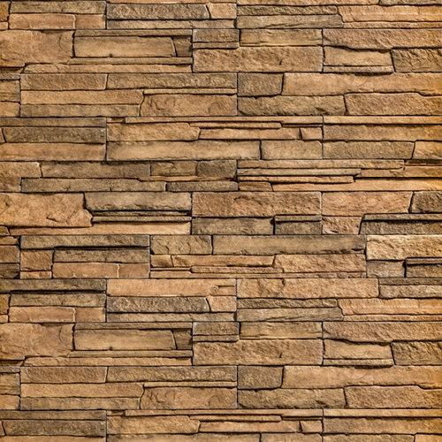 Искусственный камень Сланец, светло-коричневый