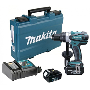 Дрель-шуруповерт аккумуляторная &quot;Makita&quot; DDF458RFE, 18В, 400-2000 оборотов в минуту