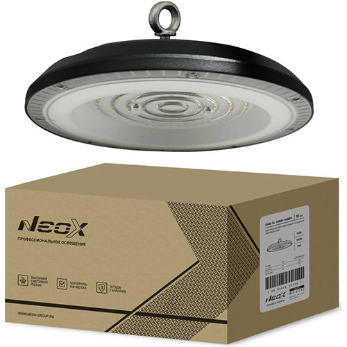 Светильник светодиодный 100Вт, 220В, 5000К, 10500Лм, IP65 "UHB-2L" "NEOX"