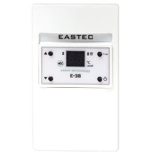 Терморегулятор &quot;Eastec&quot; E38 белый 2,5кВт открытой установки электронный, бесшумный, 70*120*30мм
