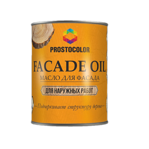 Масло для фасада "PROSTOCOLOR", "Бесцветный", 0,75л