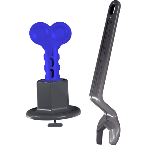 Система выравнивания плитки "Decor",1,0мм многоразовая +ключ , 50шт/уп