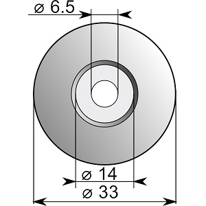 Термошайба красная