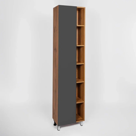 Пенал "Бостон", левый/правый, графит, 300*450*1900мм