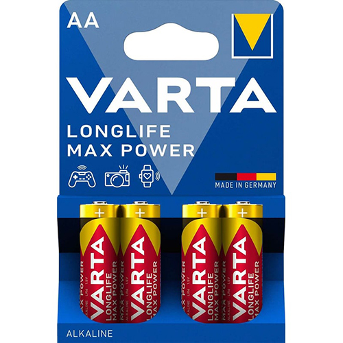 Эл. питания VARTA LONGLIFE MAX POWER LR6 (АА) BL4 4706 (1/20/100)